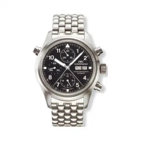 万国/IWC Pilots Double Chrono 系列 42 MM 精钢 自动机械机芯 男表 IW371119