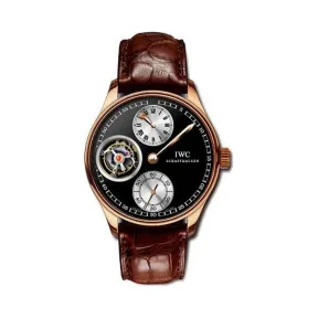 万国/IWC Portuguese Tourbillon 系列 44 MM 玫瑰金 手动机械机芯 男表 IW544604