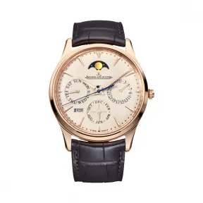 积家/Jaeger LeCoultre Master 大师系列 玫瑰金 自动机械机芯 男表 Q1302520