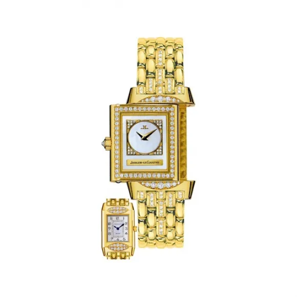 积家/Jaeger LeCoultre Reverso Duetto 系列 33 x 20.5 мм 黄金 手动机械机芯 女表 Q2661213