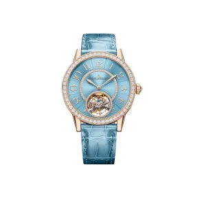 积家/Jaeger LeCoultre 玫瑰金款女士腕表Rendez-Vous Tourbillon约会系列陀飞轮腕表Q3412480