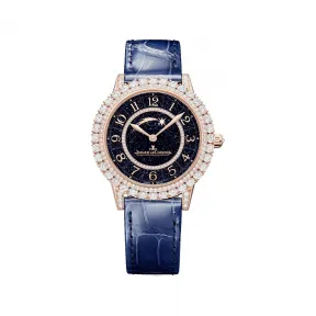 积家/Jaeger LeCoultre 自动上链 Dazzling Rendez-Vous Star 约会系列玫瑰金女装流星珠宝腕表 Q3642470