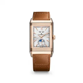 积家/Jaeger LeCoultre Reverso Tribute Small Seconds翻转系列小秒针腕表手动上链男士腕表玫瑰金款Q3912532
