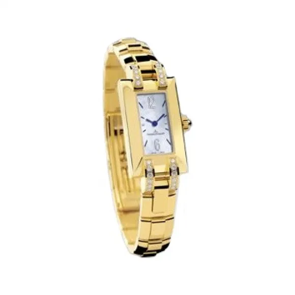 积家/Jaeger LeCoultre Ideale 系列 18 x 30 мм 黄金 石英机芯 女表 Q4601182