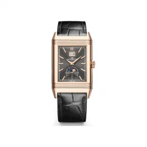 积家/JaegerLeCoultre Reverso Tribute Nonantieme ‘Enamel’ 翻转系列九十周年珐琅腕表玫瑰金表款男士腕表 - Q71125E1| 