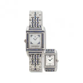 积家/Jaeger LeCoultre Reverso Duetto 系列 33 x 20.5 мм 白金 手动机械机芯 女表 qa266310