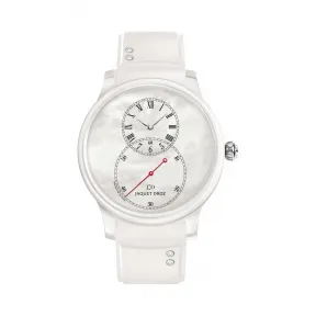 雅克德罗/Jaquet Droz 大秒针系列 白色陶瓷 自动机械机芯 男表 J003036208