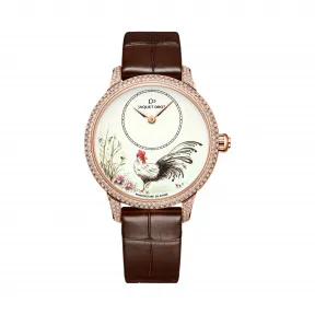 雅克德罗/Jaquet Droz 艺术工坊系列 18K红金 自动机械机芯 女表 J005003222