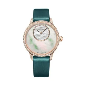 雅克德罗/Jaquet Droz 时分小针盘系列 18k红金 自动机械机芯 女表 J005003573