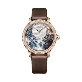 雅克德罗/Jaquet Droz 时分小针盘系列 18k红金 自动机械机芯 女表 J005003577