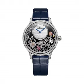 雅克德罗/Jaquet Droz 艺术工坊系列 18K白金表壳 自动机械机芯 女表 J005004201