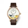 雅克德罗/Jaquet Droz 艺术工坊系列 18k红金 自动机械机芯 男表 J005013204