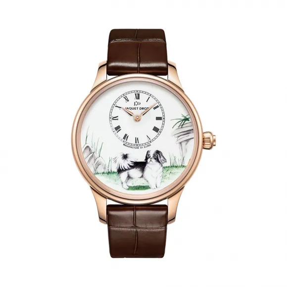 雅克德罗/Jaquet Droz 艺术工坊系列 18K红金表壳 自动机械机芯 男表 J005013219