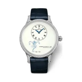 雅克德罗/Jaquet Droz 艺术工坊系列 18k白金 自动机械机芯 男表 J005014210
