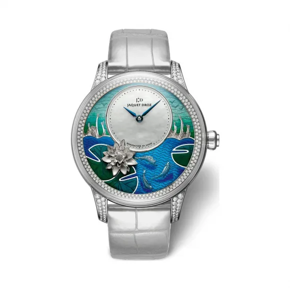 雅克德罗/Jaquet Droz 艺术工坊系列 18k白金 自动机械机芯 男表 J005024279