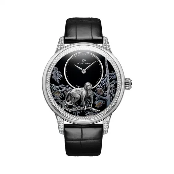 雅克德罗/Jaquet Droz 艺术工坊系列 18K白金 自动机械机芯 男表 J005024280