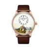 雅克德罗/Jaquet Droz 艺术工坊系列 18k红金 自动机械机芯 男表 J005033297
