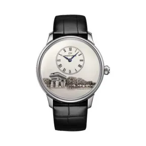 雅克德罗/Jaquet Droz 艺术工坊系列 18K白金 自动机械机芯 男表 J005034215