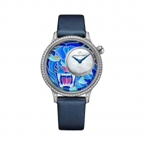 雅克德罗/Jaquet Droz 艺术工坊系列 18K白金表壳 自动机械机芯 女表 J005504500