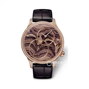 雅克德罗/Jaquet Droz 大秒针系列 18K红金镶钻 自动机械机芯 女表 J006013275