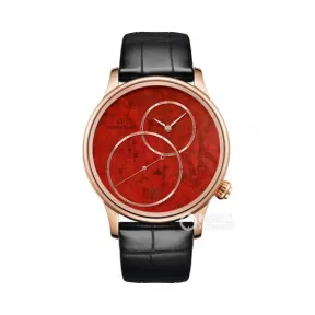 雅克德罗/Jaquet Droz 大秒针系列 18k红金 自动机械机芯 男表 J006033270