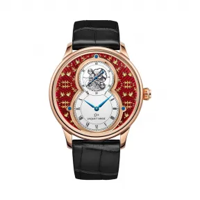 雅克德罗/Jaquet Droz 艺术工坊系列 18K红金表壳 自动机械机芯 男表 J013033243