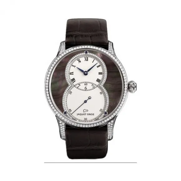 雅克德罗/Jaquet Droz 大秒针系列 18K白金 自动机械机芯 女表 J014014247