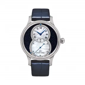 雅克德罗/Jaquet Droz 大秒针系列 18K白金表壳镶嵌240颗钻石（1 自动机械机芯 男表 J014014291