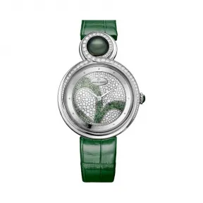 雅克德罗/Jaquet Droz 优雅 8系列 18k白金镶钻 自动机械机芯 女表 J014504221