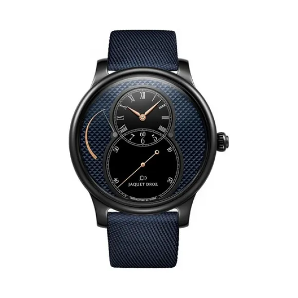 雅克德罗/Jaquet Droz 大秒针系列 黑色陶瓷 自动机械机芯 男表 J027035542