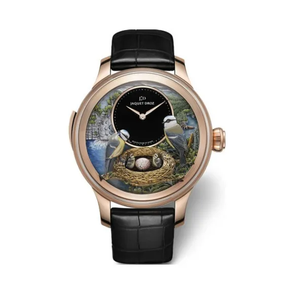 雅克德罗/Jaquet Droz 艺术工坊系列 18k玫瑰金 手动机械机芯 男表 J031033200