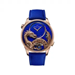 雅克德罗/Jaquet Droz 动态飞龙自动玩偶腕表（Dragon Automaton） 43 MM 18K红金表壳. 自动机械机芯 男表 J0327330061