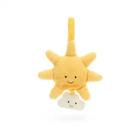 邦尼兔/JellyCat Amuseables Sun Musical Pull 音乐拉铃-太阳 MP4SUN