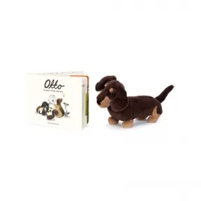 邦尼兔/Jellycat Otto Le Petit Chien Saucisse Livre and Otto Sausage Dog Medium SETBK4ODF