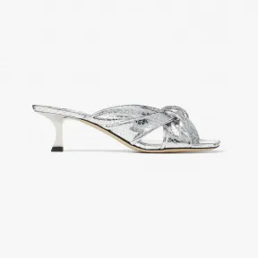 Jimmychoo/吉米周 AVENUE50-银色糖纸革穆勒鞋 AVENUE50WAPAA0009