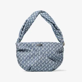 Jimmychoo/吉米周 BONNY SHOULDER单肩包-丹宁色 JC 字母印花单肩包 BONNYSHOULDERAHK043453