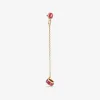 Jimmychoo/吉米周 HEADPHONE EARRINGS耳环-JC 徽章饰金色耳机耳环 HEADPHONEEARRINGSENQ0C9490