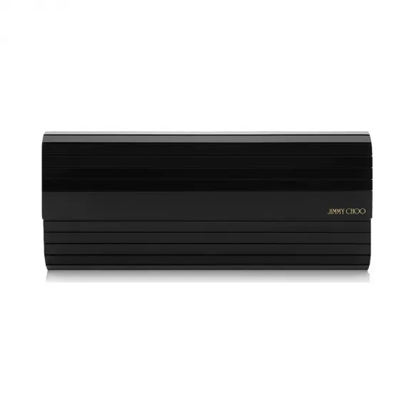 Jimmychoo/吉米周 黑色亚克力手拿包，配金色链带 J000042025001