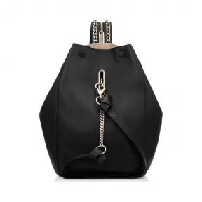 Jimmychoo/吉米周 黑色Nappa皮革背包 j000057120001