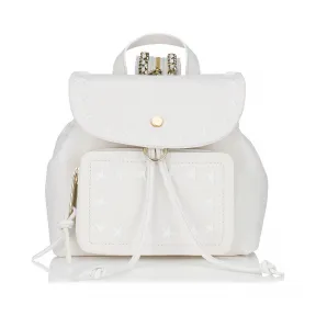 Jimmychoo/吉米周 光学白色皮革星星背包 j000066351001