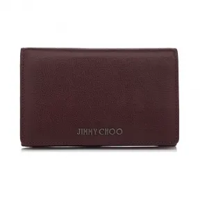 Jimmychoo/吉米周 波尔多软粒山羊皮革欧式钱包 j000070885001