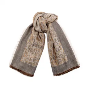 Jimmychoo/吉米周 骆驼编织提花小羊绒 j000072238001