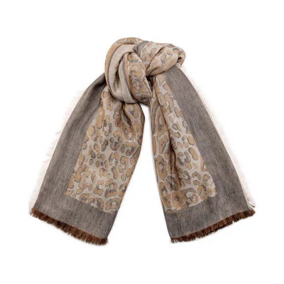 Jimmychoo/吉米周 骆驼编织提花小羊绒 j000072238001