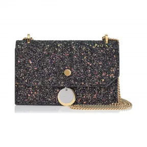 Jimmychoo/吉米周 彩虹多色粗闪光面料斜挎迷你包 J000091689001