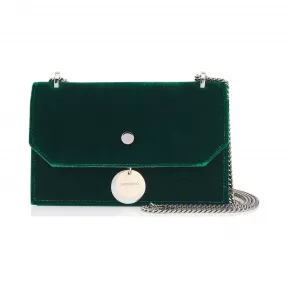 Jimmychoo/吉米周 芭蕾粉红色天鹅绒斜挎迷你包 J000091853001