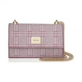 Jimmychoo/吉米周 棉花糖粉色星形闪粉面料迷你包  LENIPGW112204