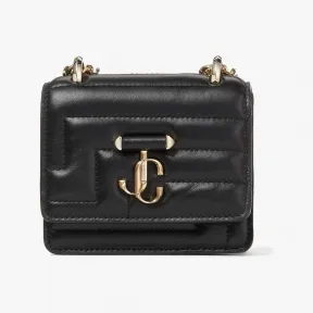 Jimmychoo/吉米周 2022秋季系列-黑色绗缝迷你包 MICROVARENNESHLDRNBA001463