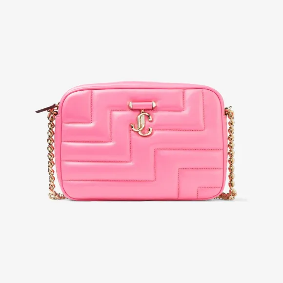 Jimmychoo/吉米周 AVENUE CAMERA/M相机包-糖粉色绗缝相机包 VARENNECAMERAMNBA112562