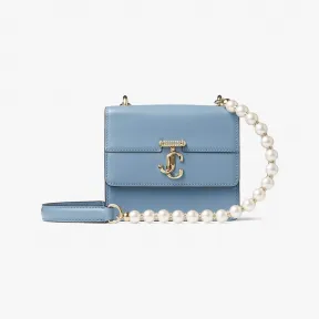 Jimmychoo/吉米周 AVENUE QUAD/XS单肩包-烟青色牛犊纹皮珍珠肩带单肩包 VARENNESHOULDERXSRAM043452