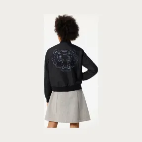 凯卓/Kenzo 黑色 夹克 老虎轰炸机夹克 F662BL0585AX.99.L